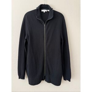 Inhabit Cashmere Zip Up Cardigan